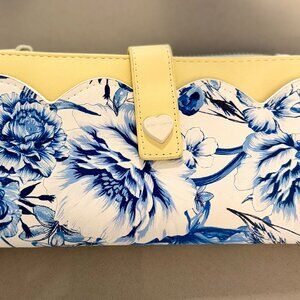 Betsey Johnson Blue Floral Wallet